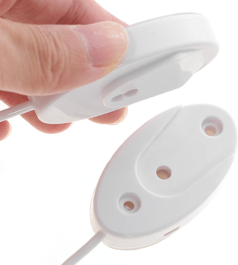 SUPVOX Retractable Remote Control Tether with Adhesive Holder - Magnetic Remote Control Holder, Theft Security Spring Cable for Tv Remotes and Other Small Devices - Image 5